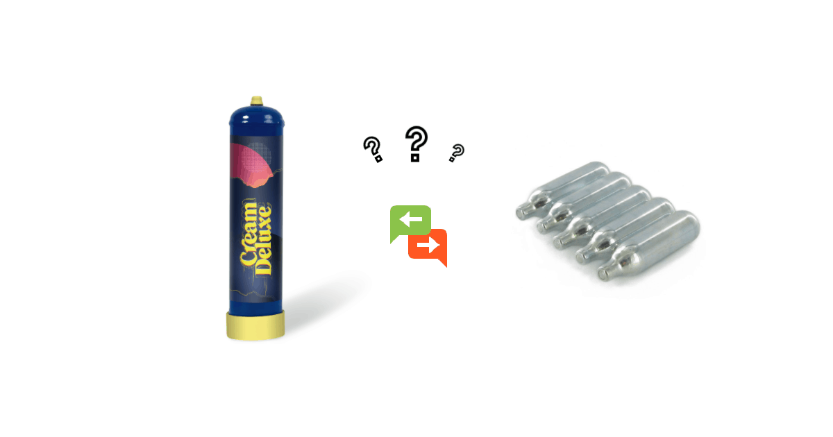 Comparison A Tank Of Nitrous Oxide